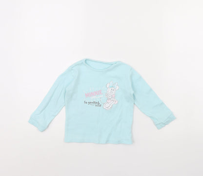George Girls Blue   Pullover Jumper Size 12-18 Months  - Disney