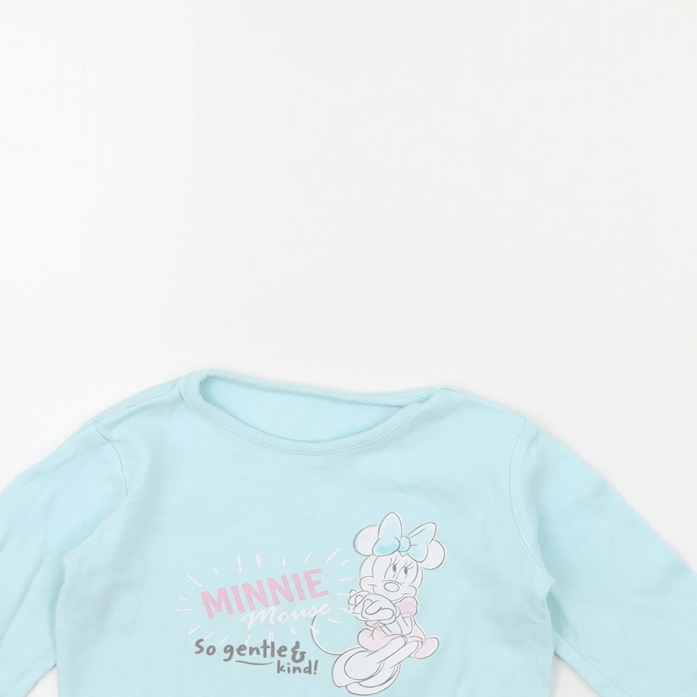 George Girls Blue   Pullover Jumper Size 12-18 Months  - Disney