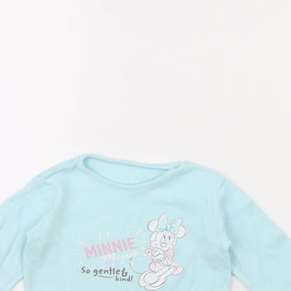 George Girls Blue   Pullover Jumper Size 12-18 Months  - Disney