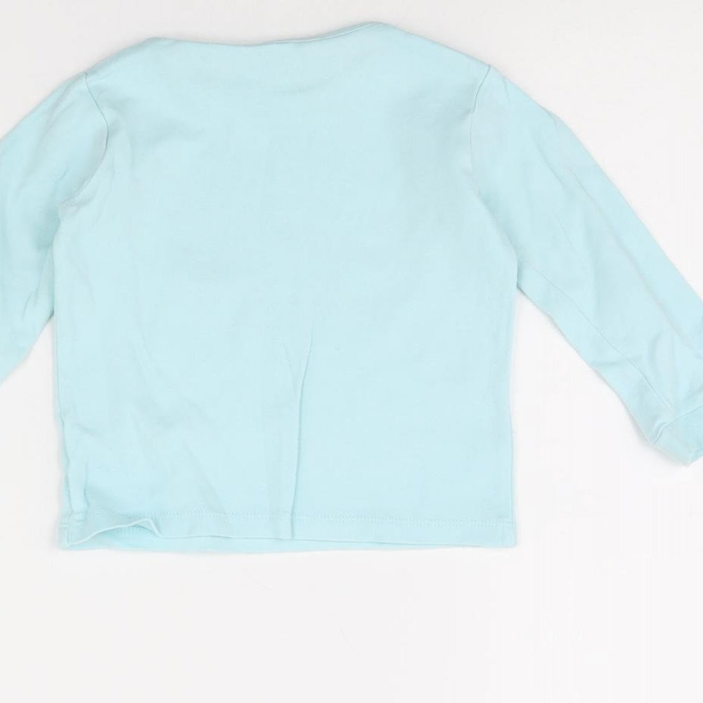 George Girls Blue   Pullover Jumper Size 12-18 Months  - Disney