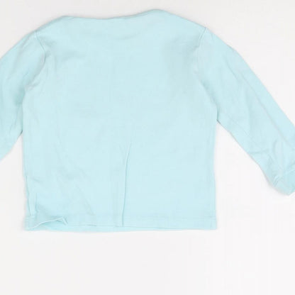 George Girls Blue   Pullover Jumper Size 12-18 Months  - Disney
