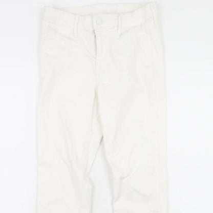 Womens UK Size 30 in Preworn Regular Fit Skinny White Jeans