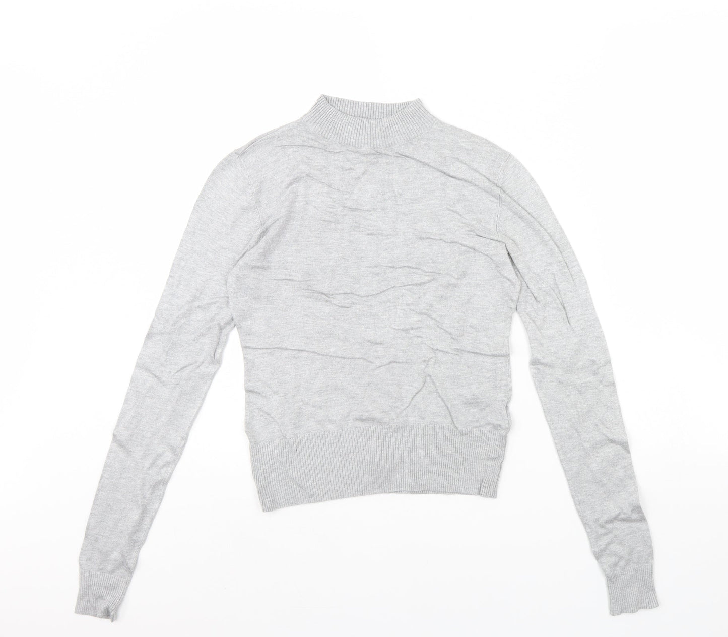 Womens UK Size 10 New Look Grey Pullover Jumper