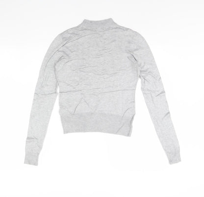Womens UK Size 10 New Look Grey Pullover Jumper