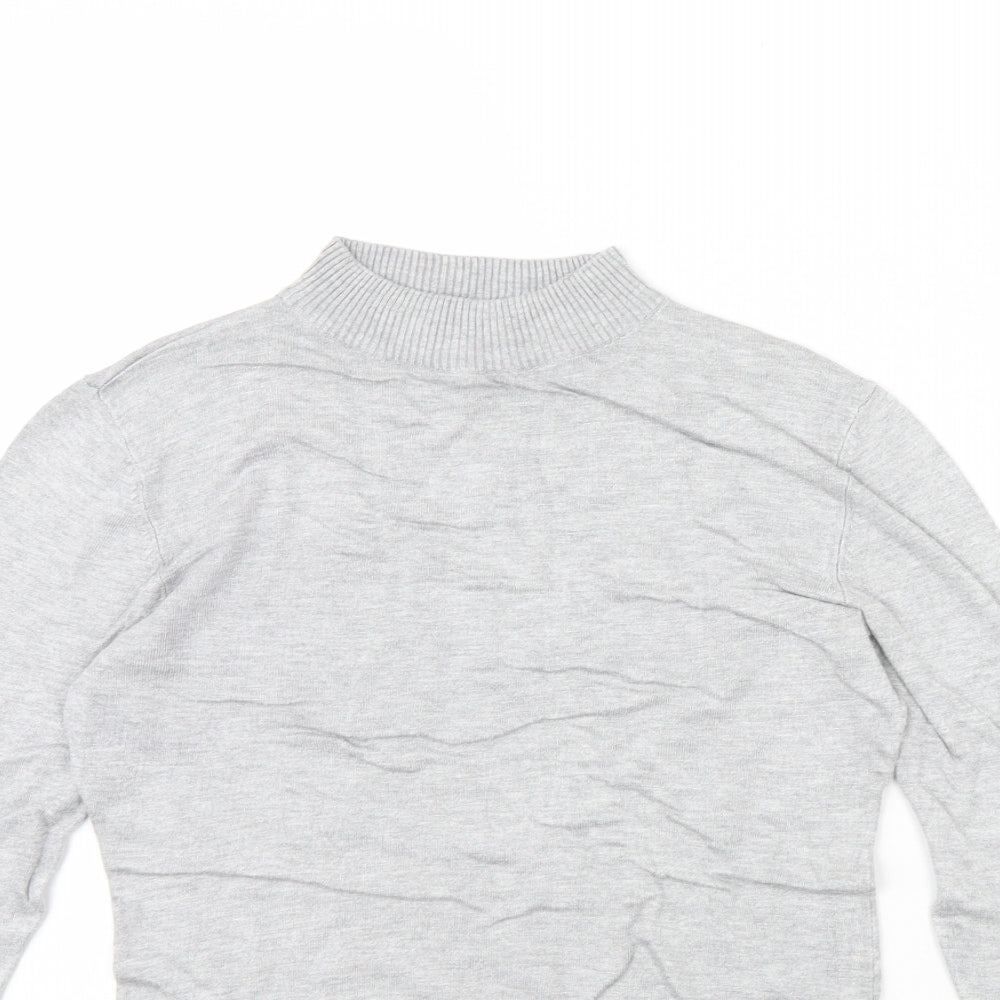 Womens UK Size 10 New Look Grey Pullover Jumper