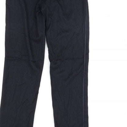 Womens UK Size 30 in M&s Regular Fit  Blue Trousers