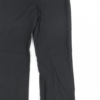 Womens UK Size 12 m&s Regular Fit Dress Pants Grey Trousers