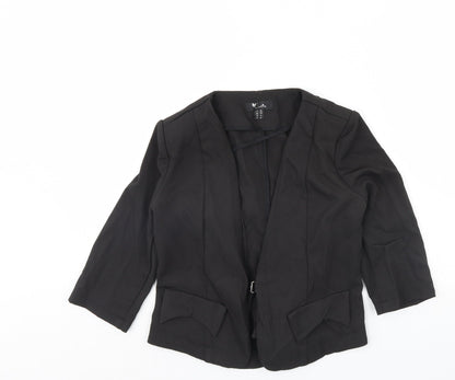 Cutie Womens Black   Jacket  Size 10
