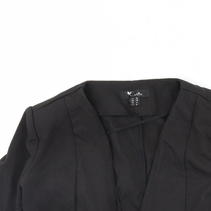 Cutie Womens Black   Jacket  Size 10