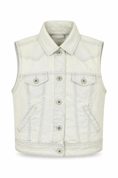 Womens UK Size 8 New Look Blue Gilet