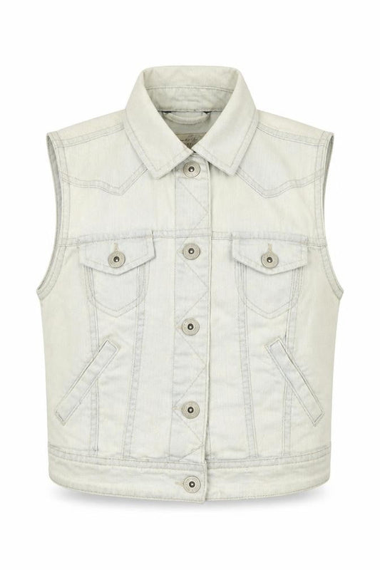 Womens UK Size 8 New Look Blue Gilet