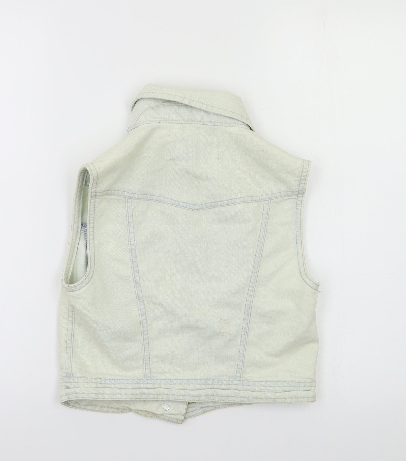 Womens UK Size 8 New Look Blue Gilet