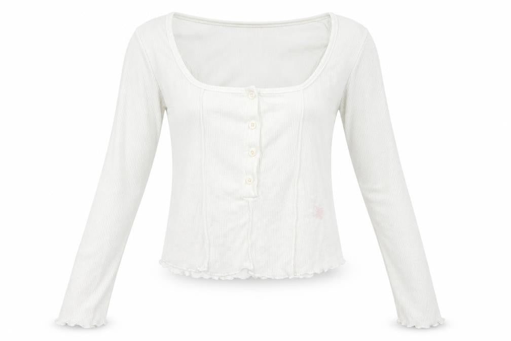 Womens UK Size 10 Nasty Gal White Basic Polo