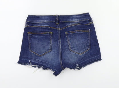 Rewash Womens Blue   Hot Pants Shorts Size 6