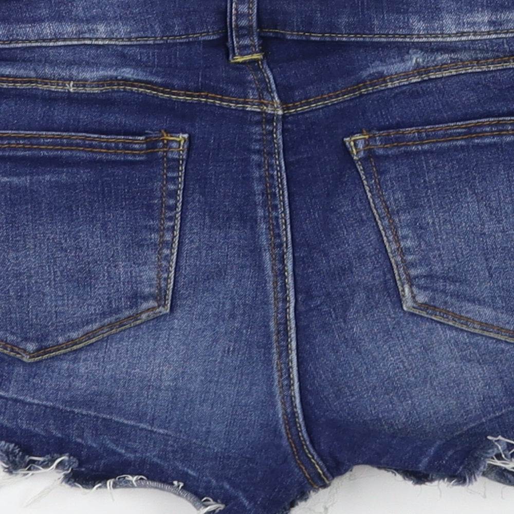 Rewash Womens Blue   Hot Pants Shorts Size 6