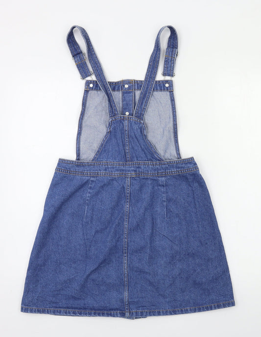Preworn Womens Blue   Pinafore/Dungaree Dress  Size S