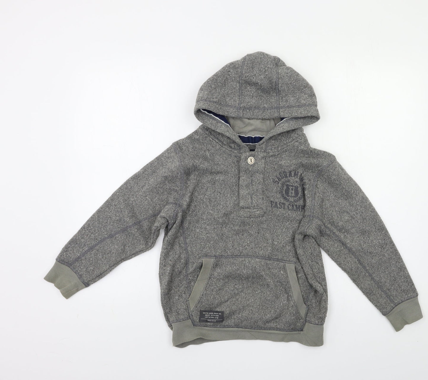 NEXT Boys Grey   Pullover Hoodie Size 7 Years