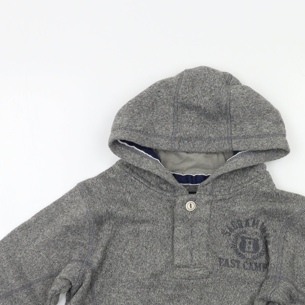 NEXT Boys Grey   Pullover Hoodie Size 7 Years