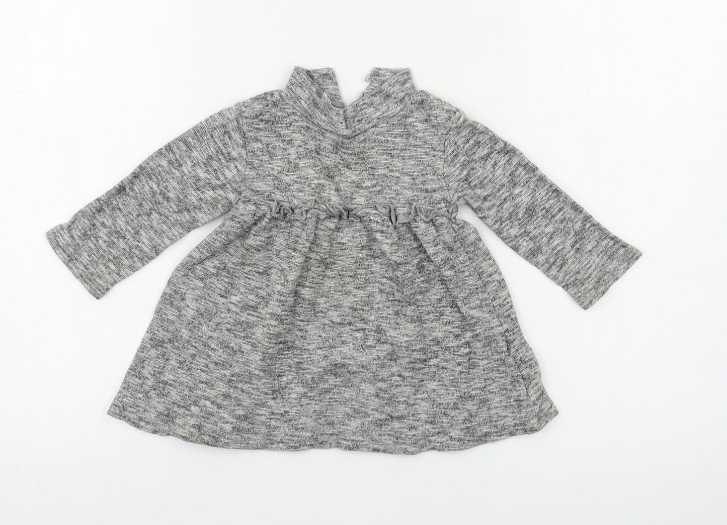 NEXT Baby Grey   Fit & Flare  Size 6-9 Months