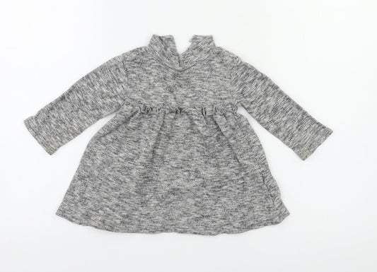NEXT Baby Grey   Fit & Flare  Size 6-9 Months