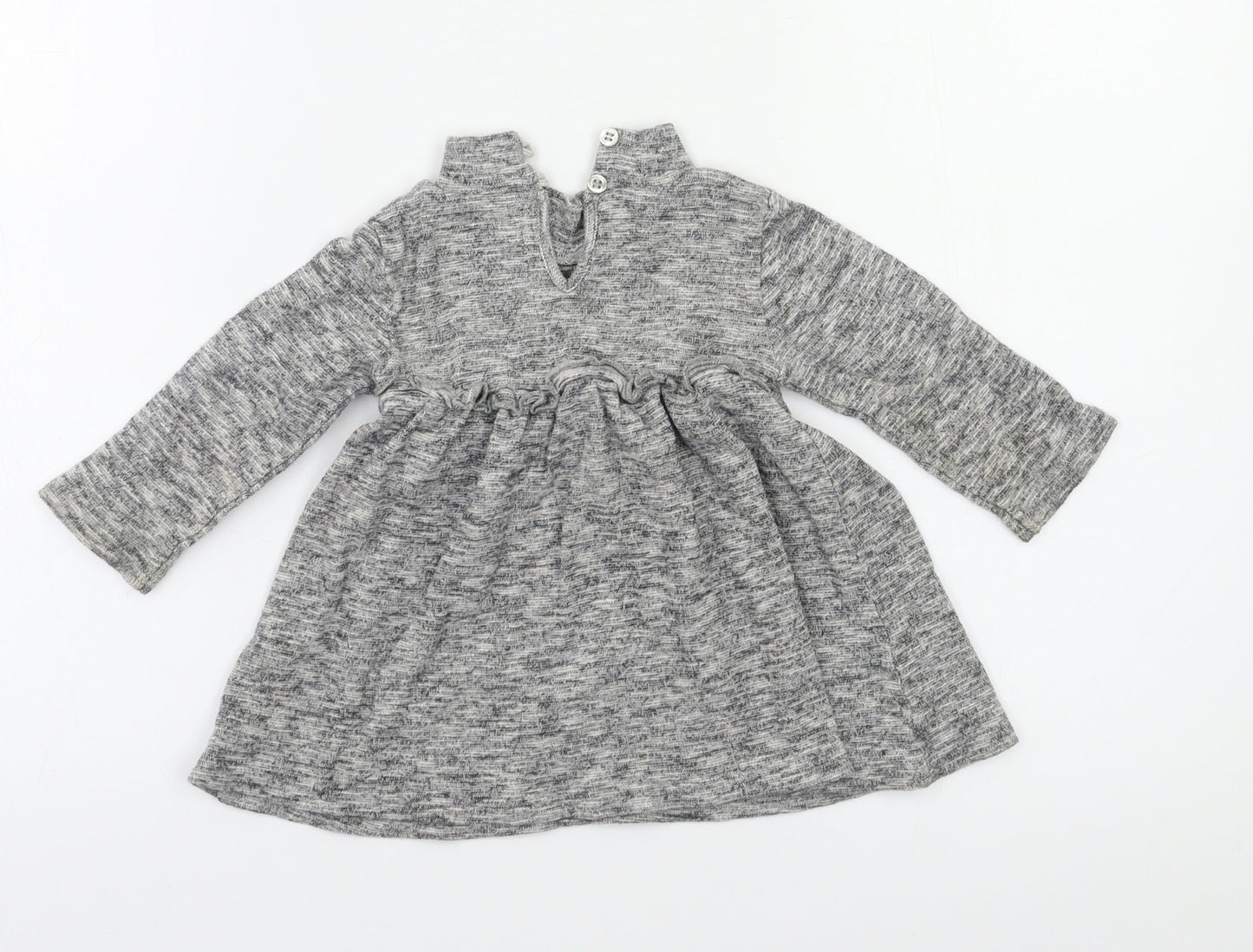 NEXT Baby Grey   Fit & Flare  Size 6-9 Months