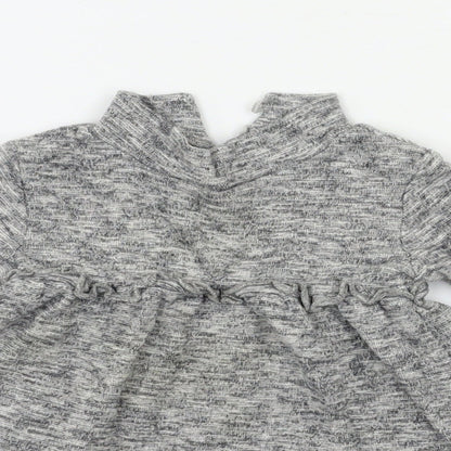NEXT Baby Grey   Fit & Flare  Size 6-9 Months