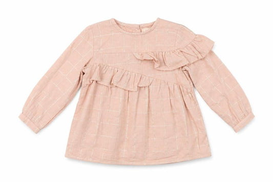 Primark Girls Pink Check  Shift  Size 18-24 Months
