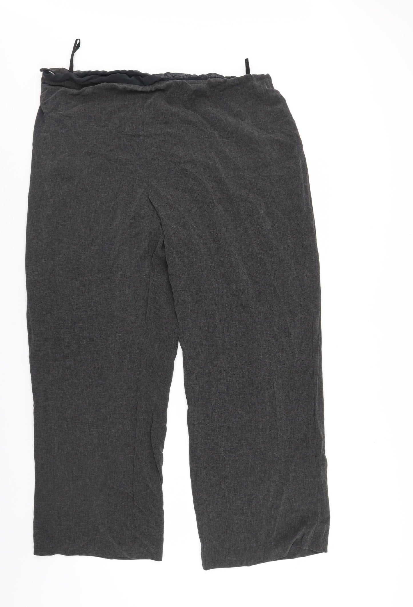 Womens UK Size 20 Marks and Spencer Regular Fit  Grey Trousers