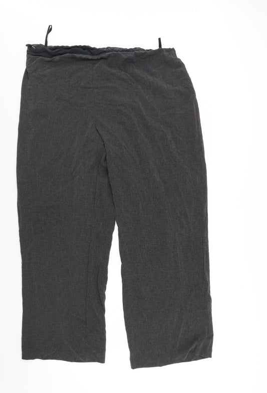 Womens UK Size 20 Marks and Spencer Regular Fit  Grey Trousers