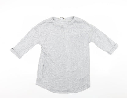 Womens UK Size 12 F&F Grey Pullover Jumper