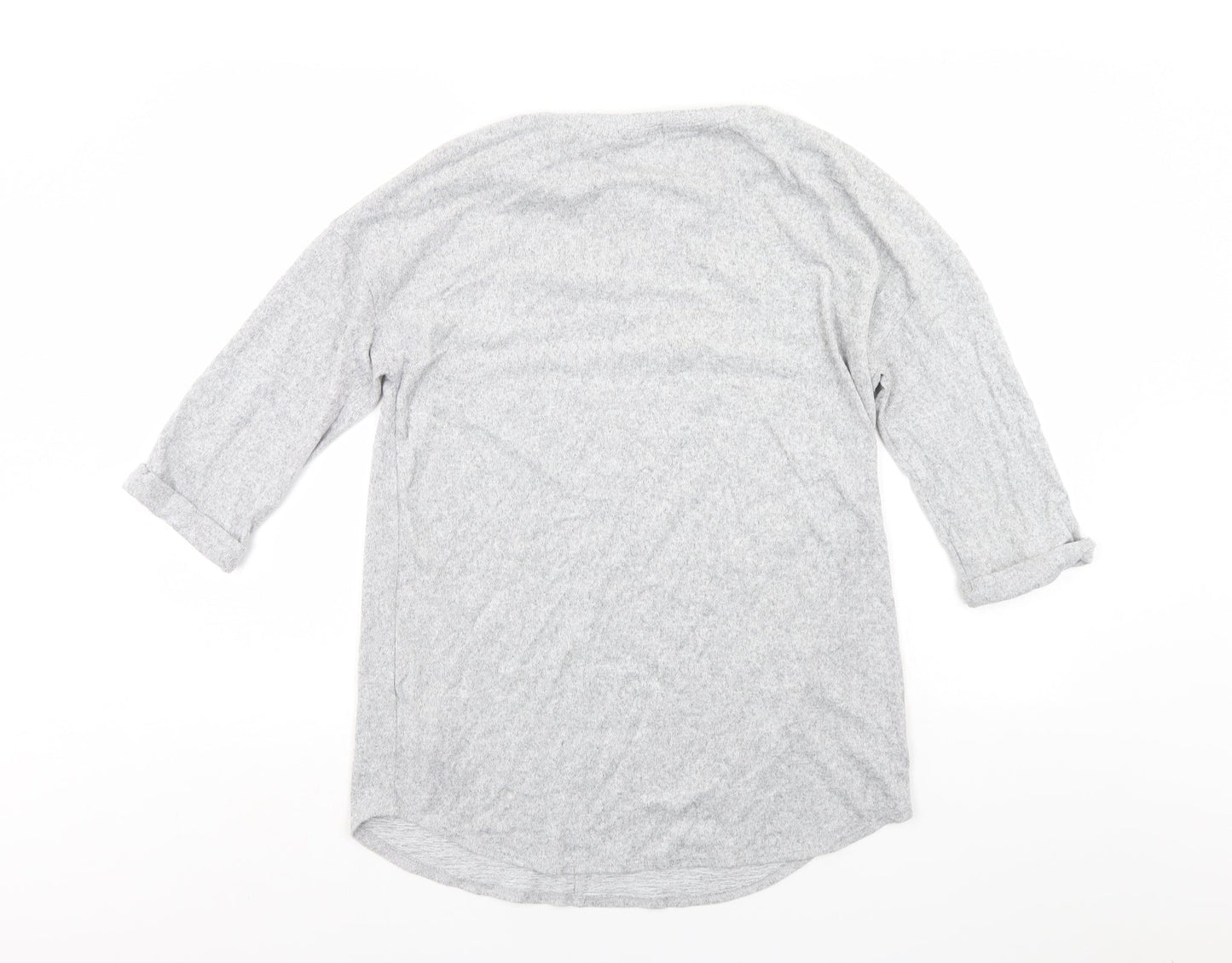 Womens UK Size 12 F&F Grey Pullover Jumper