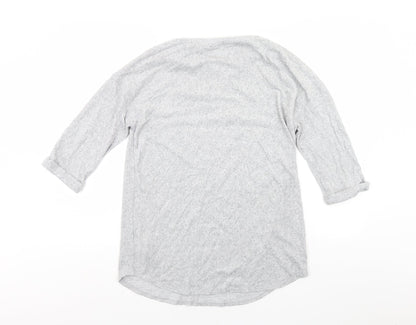 Womens UK Size 12 F&F Grey Pullover Jumper