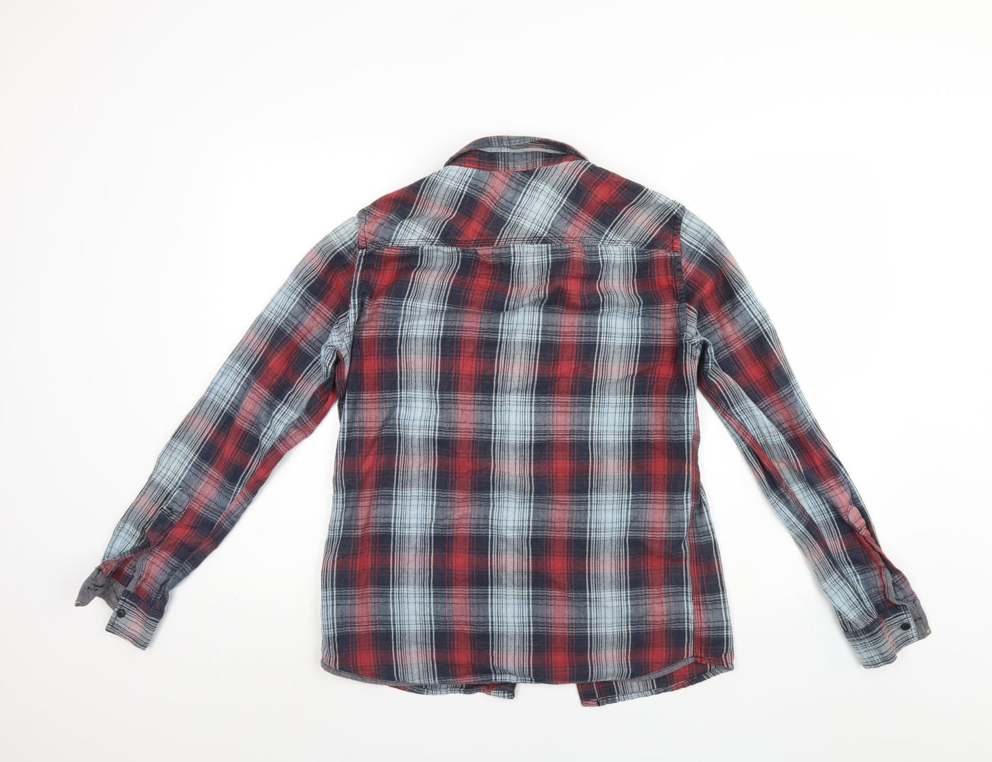 Mens UK Size M Blend Multicoloured  Button-Up Long Sleeve Casual Shirt