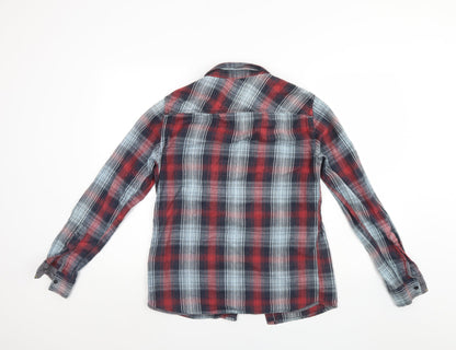 Mens UK Size M Blend Multicoloured  Button-Up Long Sleeve Casual Shirt