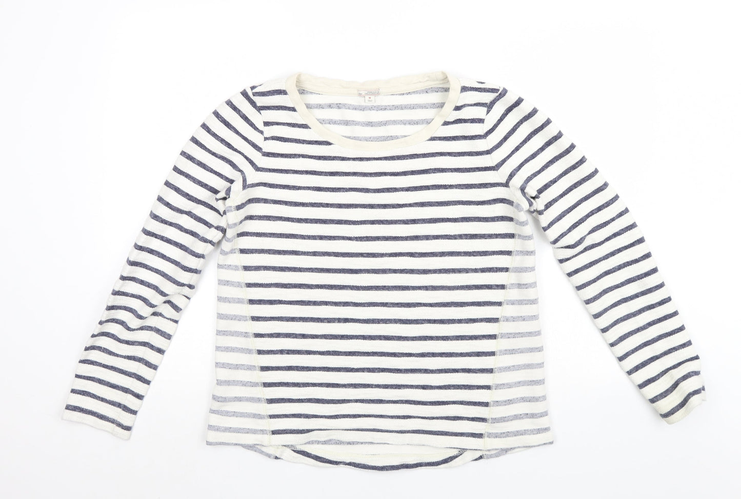 Gap Womens Blue Striped  Pullover Jumper Size M