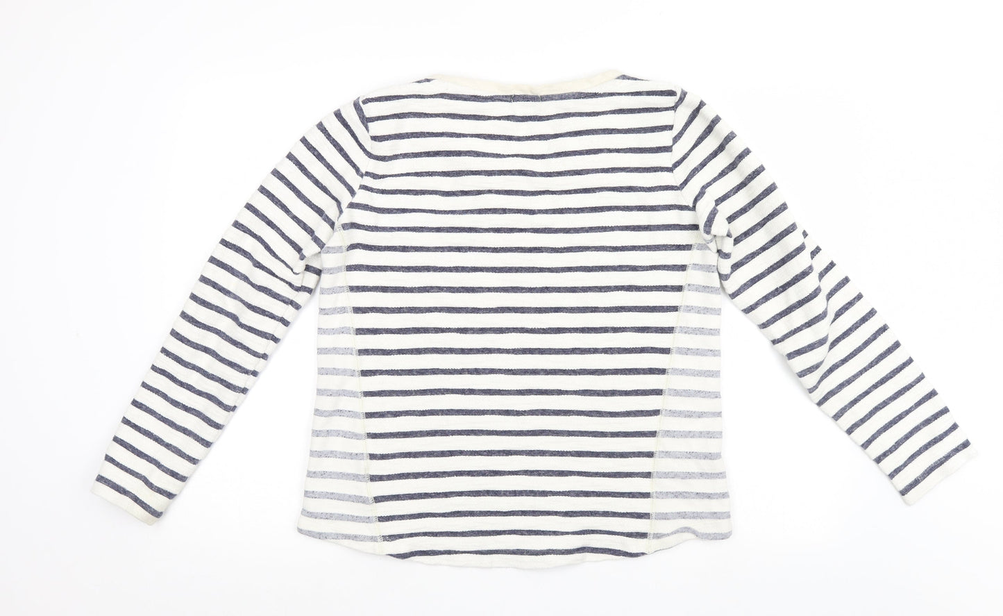 Gap Womens Blue Striped  Pullover Jumper Size M