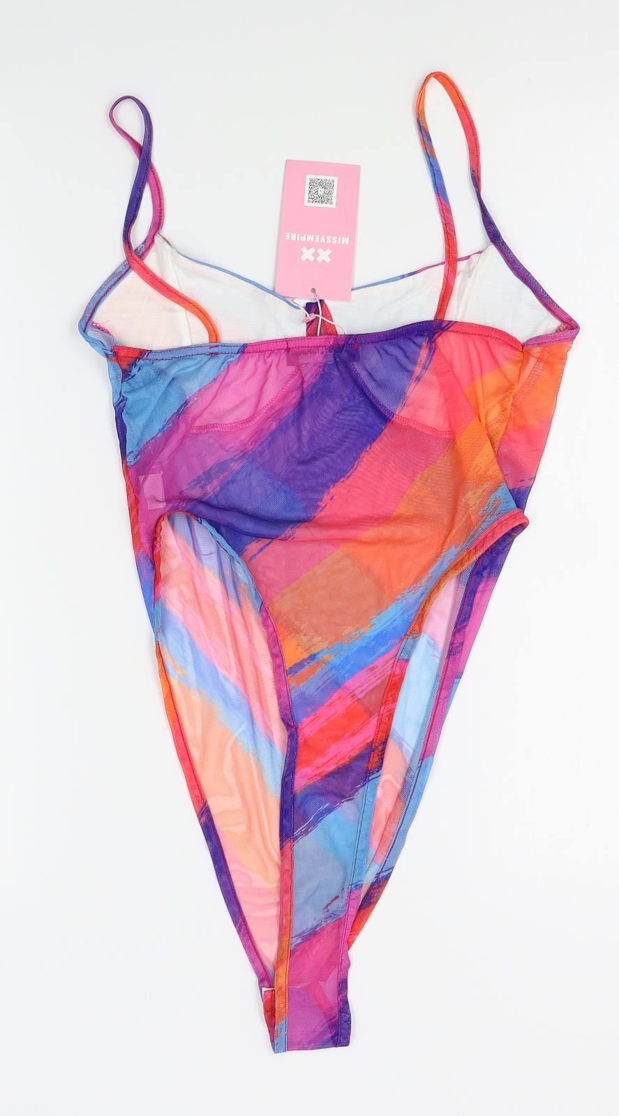 Missyempire Womens Multicoloured   Bodysuit One-Piece Size 12