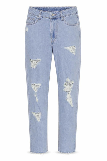 Womens UK Size 10 H&M Regular Fit Straight Blue Jeans