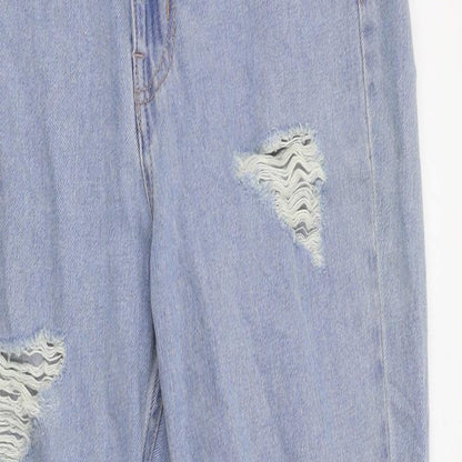 Womens UK Size 10 H&M Regular Fit Straight Blue Jeans