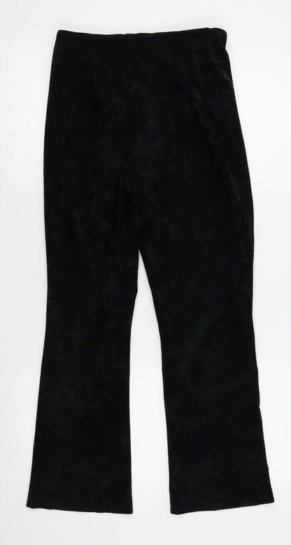 M&S Womens Black   Bloomer Trousers Size 12 L26 in - felt feel