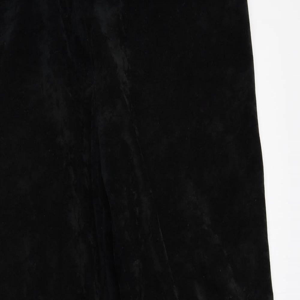 M&S Womens Black   Bloomer Trousers Size 12 L26 in - felt feel