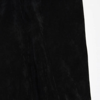 M&S Womens Black   Bloomer Trousers Size 12 L26 in - felt feel