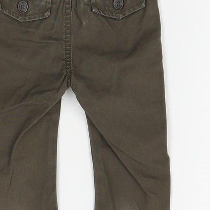 Matalan Baby Grey   Cargo Jeans Size 6-9 Months
