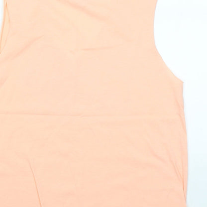 Womens UK Size 12 New Look Pink Basic Blouse