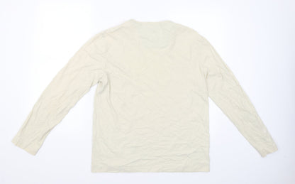 Womens UK Size M NEXT Beige Pullover Jumper