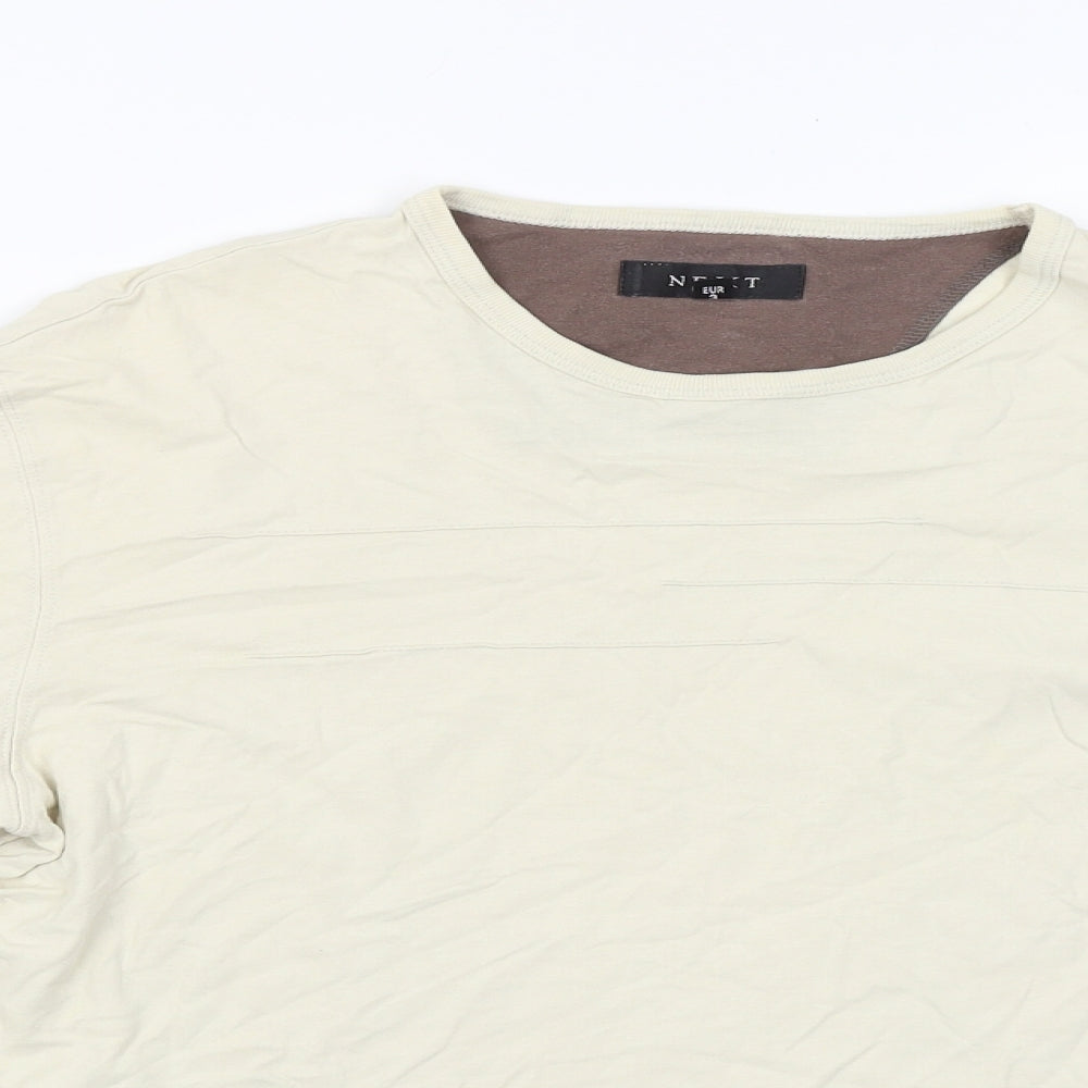 Womens UK Size M NEXT Beige Pullover Jumper