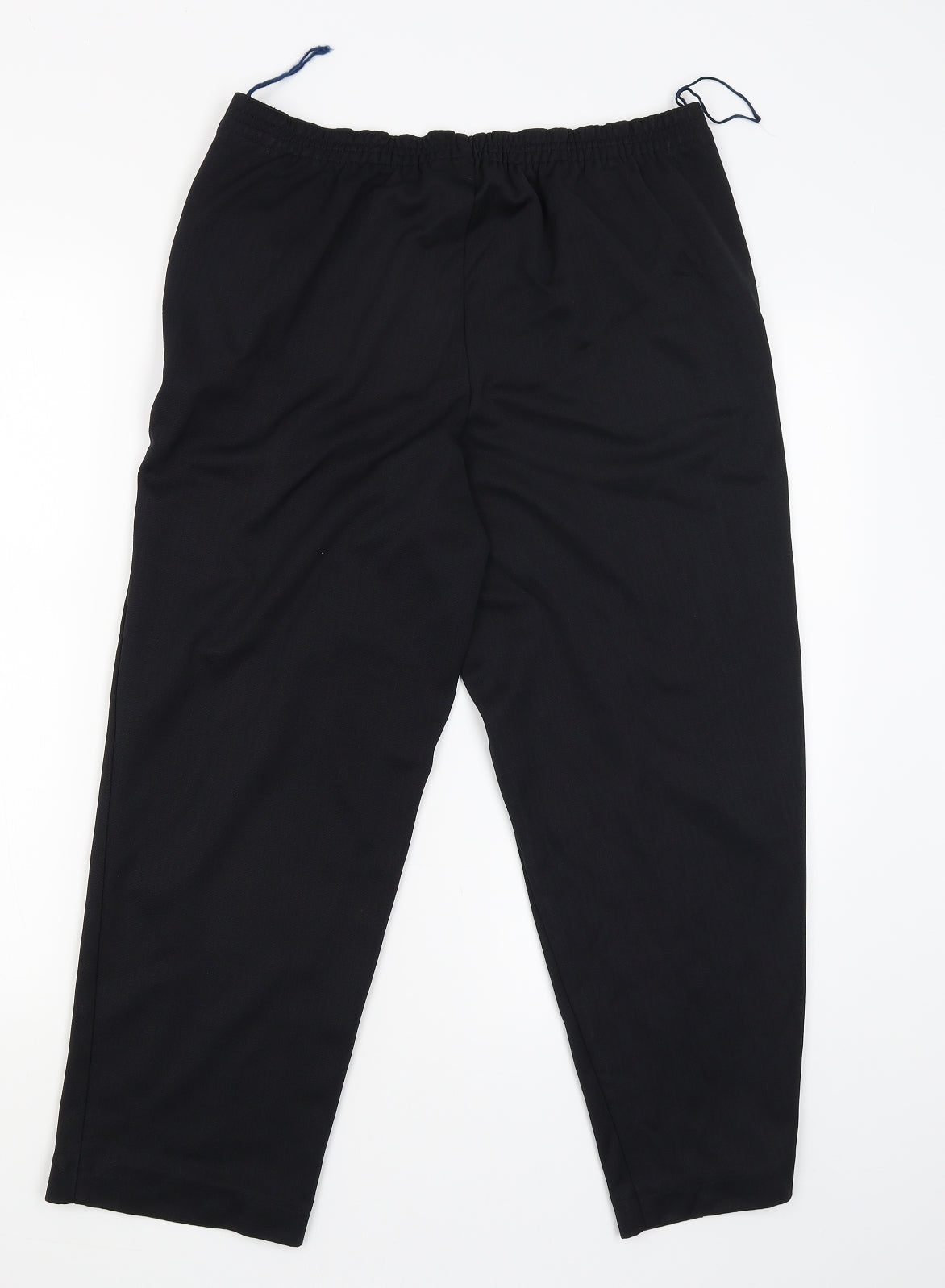 Womens UK Size 14 Preworn Regular Fit Capri Blue Trousers