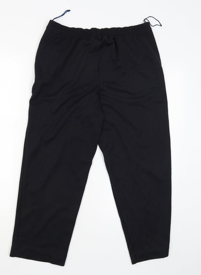 Womens UK Size 14 Preworn Regular Fit Capri Blue Trousers