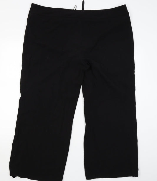 Womens UK Size M Debinhams Regular Fit Jogger Black Trousers