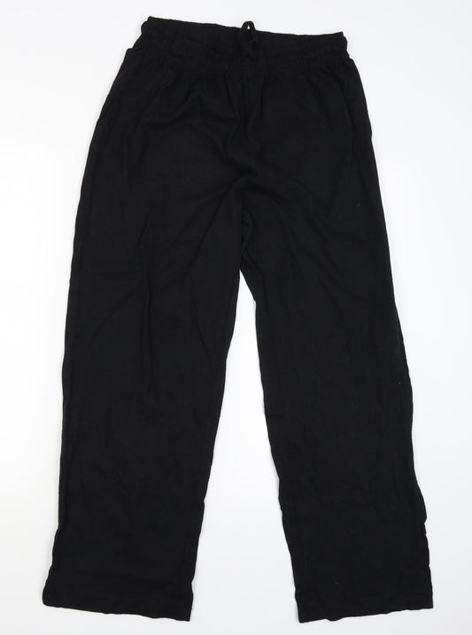 Womens UK Size M Debinhams Regular Fit Jogger Black Trousers